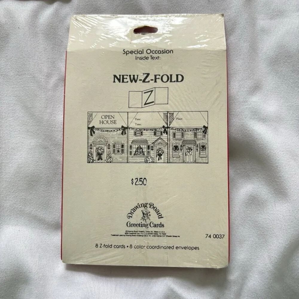 NEW Christmas Holiday Invitations Envelopes Vintage 80s‎ 90s (24) Junk Journal